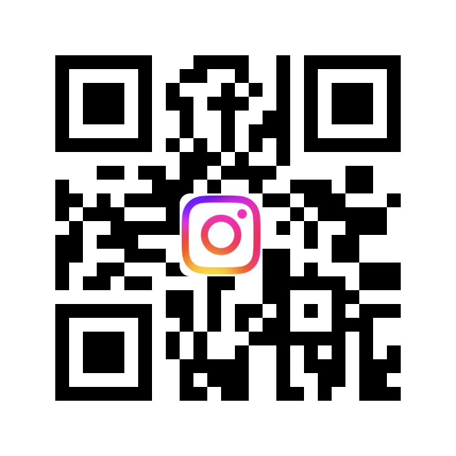 Instagramのアイコン入りQRコード